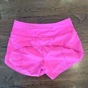 lululemon mid-rise 4” speed up shorts